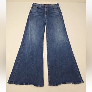 Mother The Twister Sneak Jeans On Your Left Flare Wide Leg Size 30 Womens